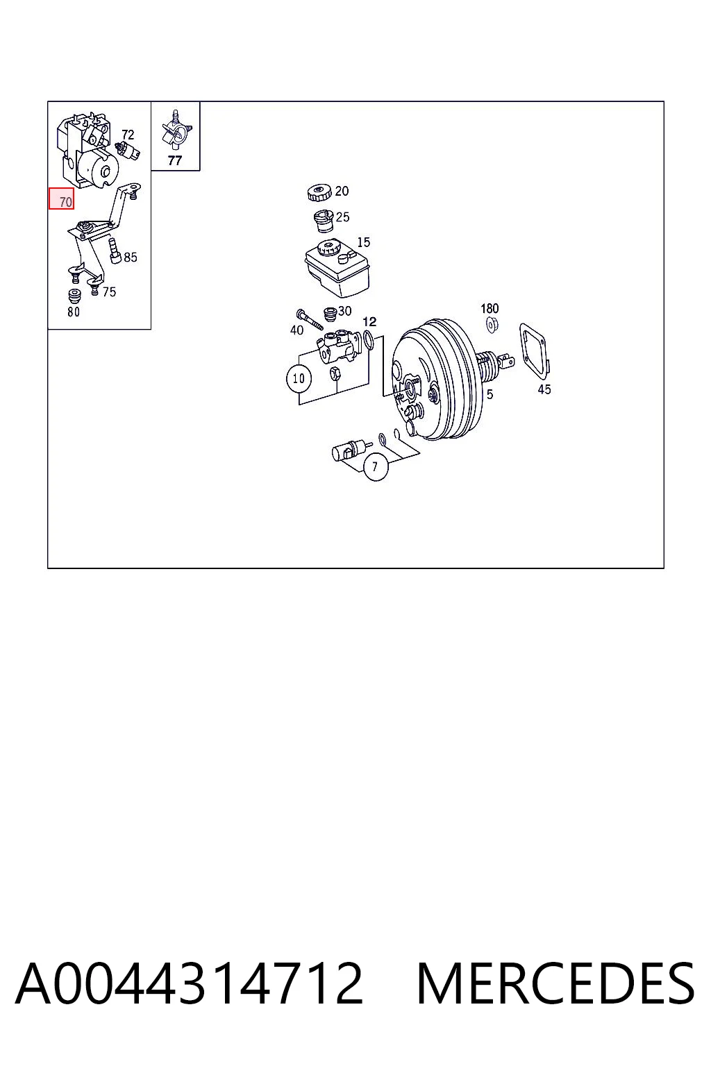 Sterownik ABS  hydrauliczny do Mercedes S  W220