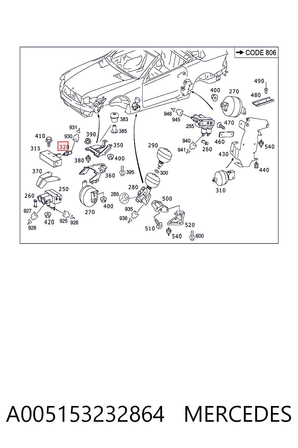 A005153232864 Mercedes