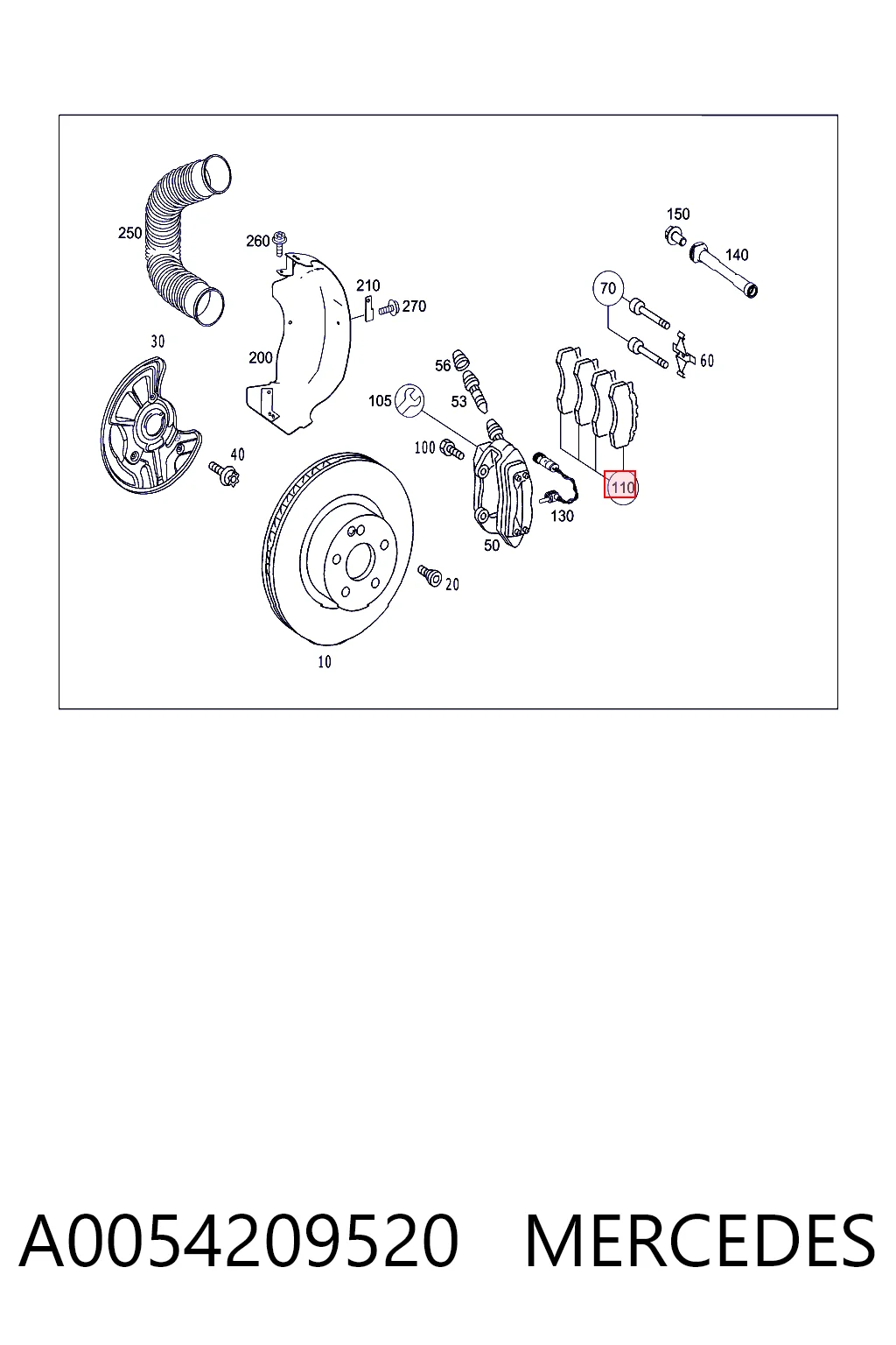 A0054209520 Mercedes