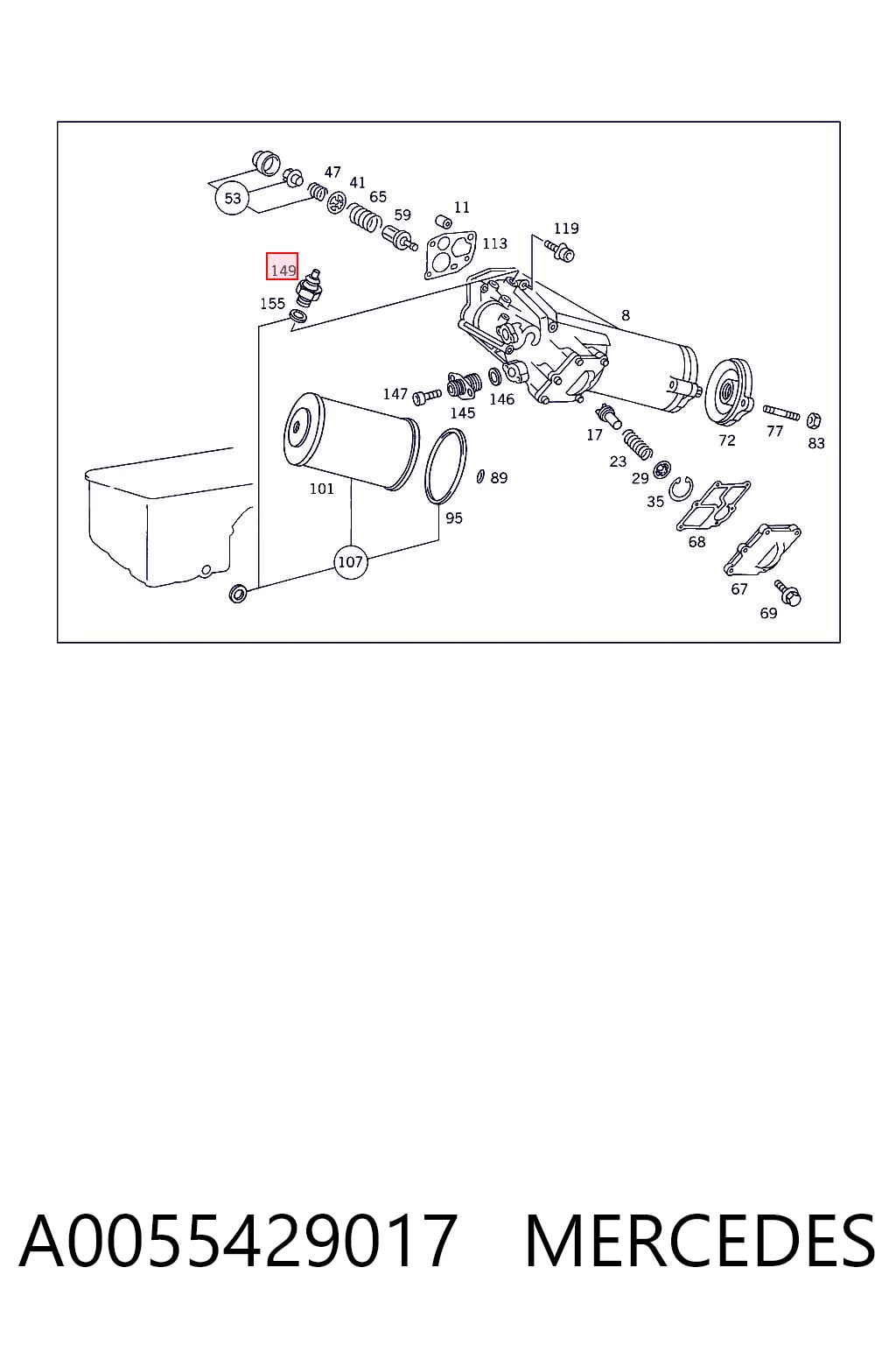 A0055429017 Mercedes