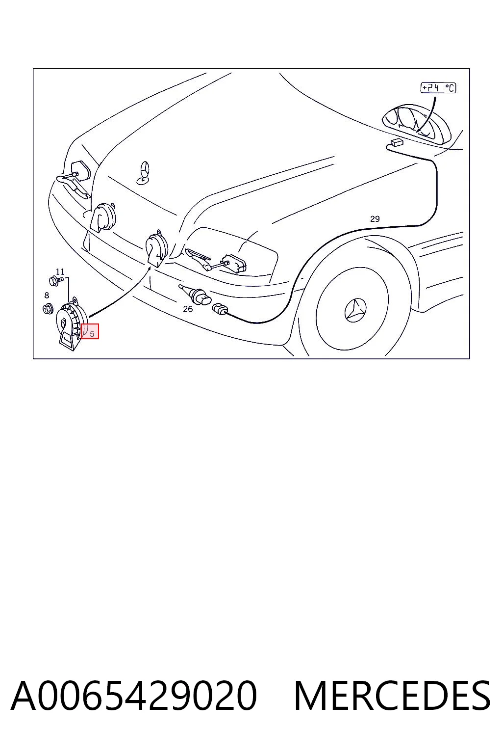 Sygnał dźwiękowy (klakson) Volkswagen Golf VIII hatchback (CD1, DA1) (2019 - 2026) cena, od 45,97 USD