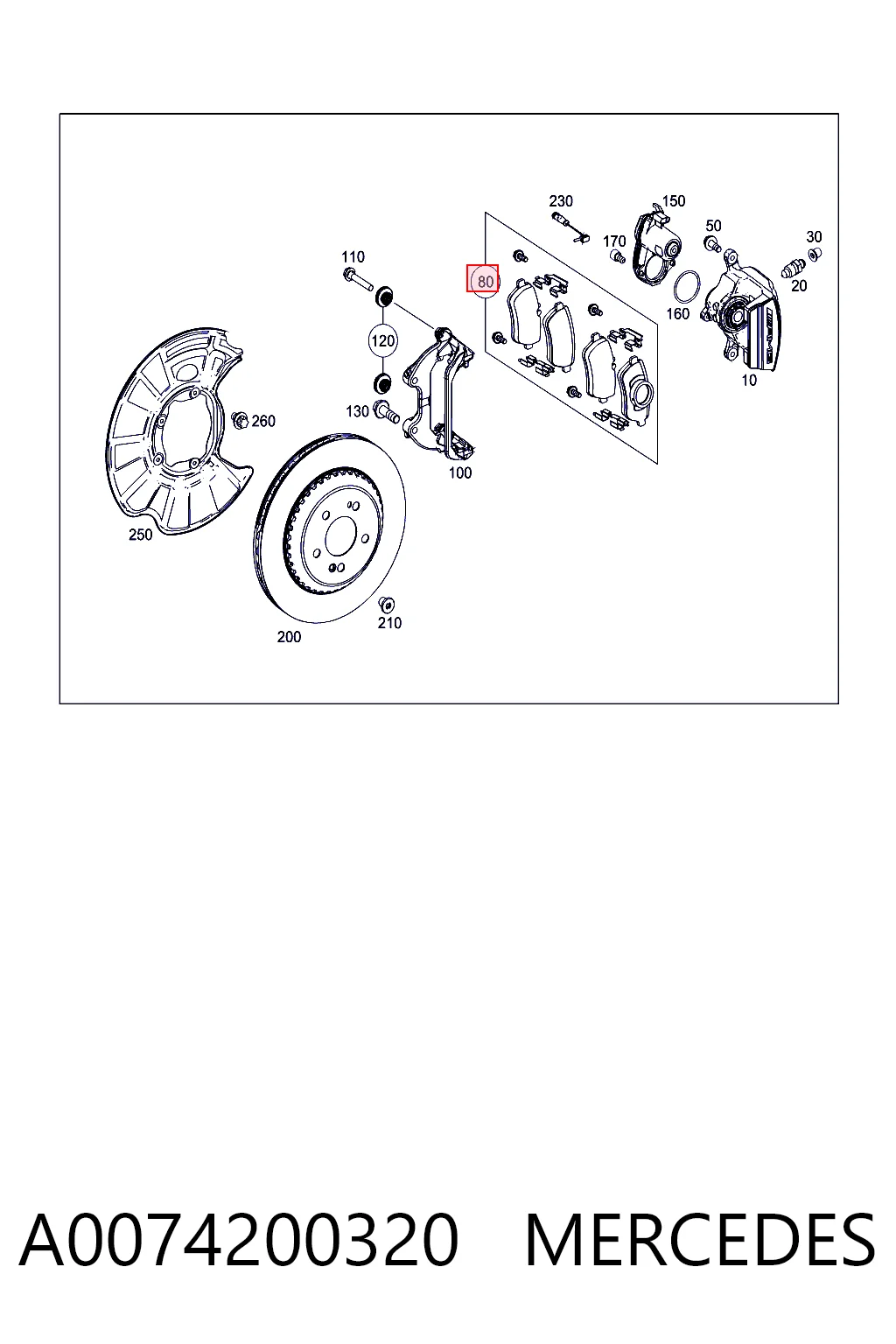 A0074200320 Mercedes