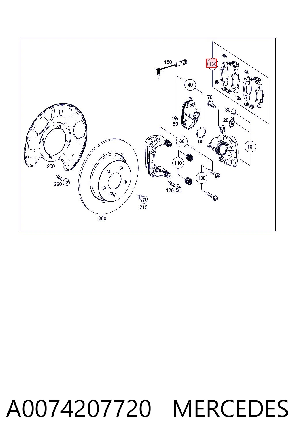 A0074207720 Mercedes