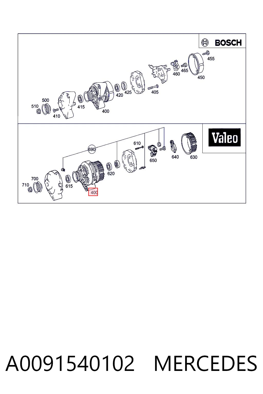 A0091540102 Mercedes