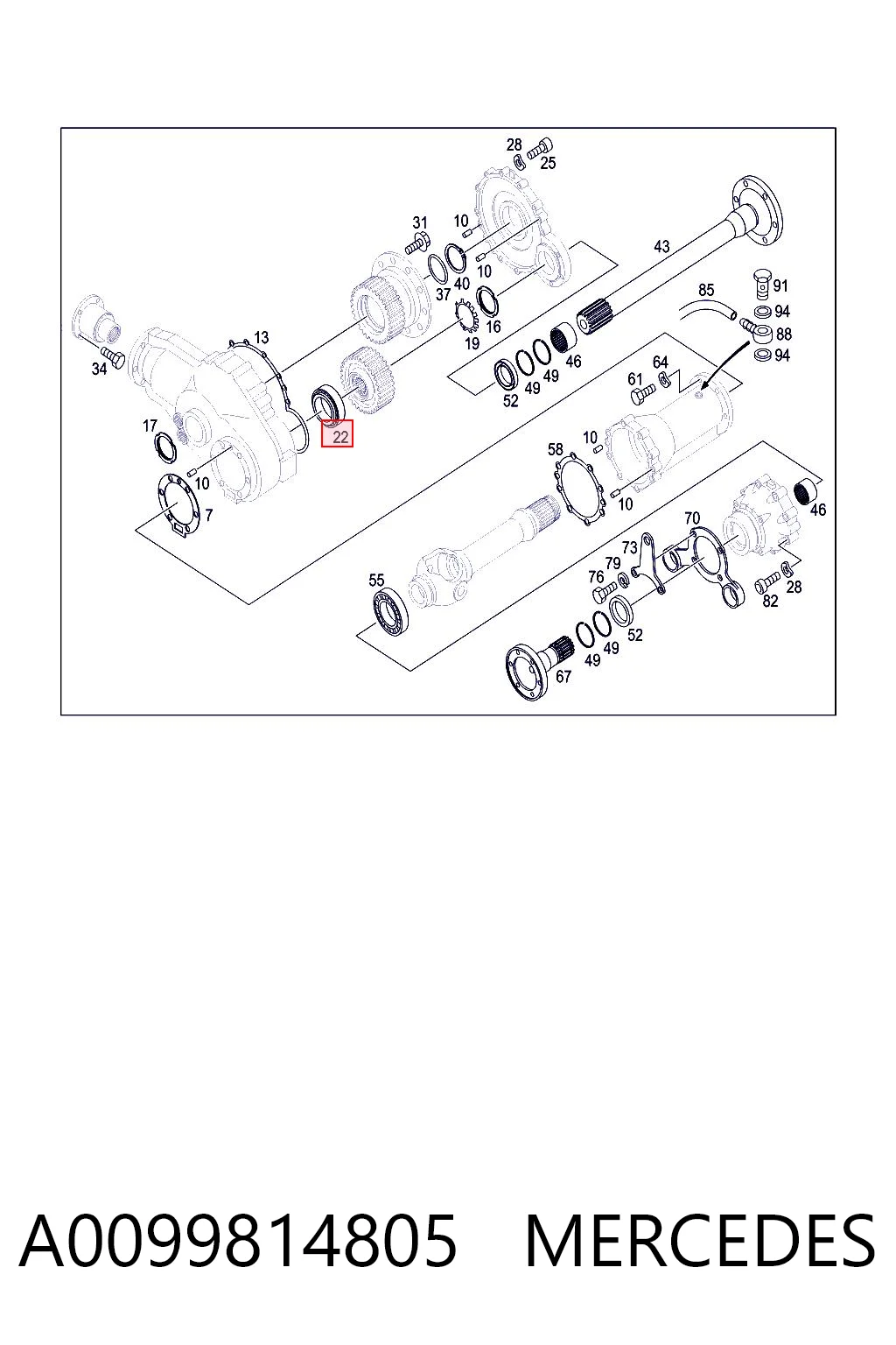 A0099814805 Mercedes
