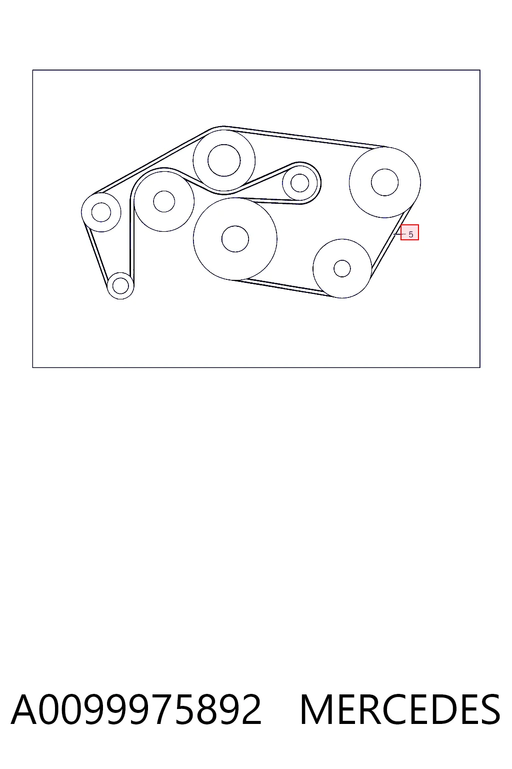 A0099975892 Mercedes