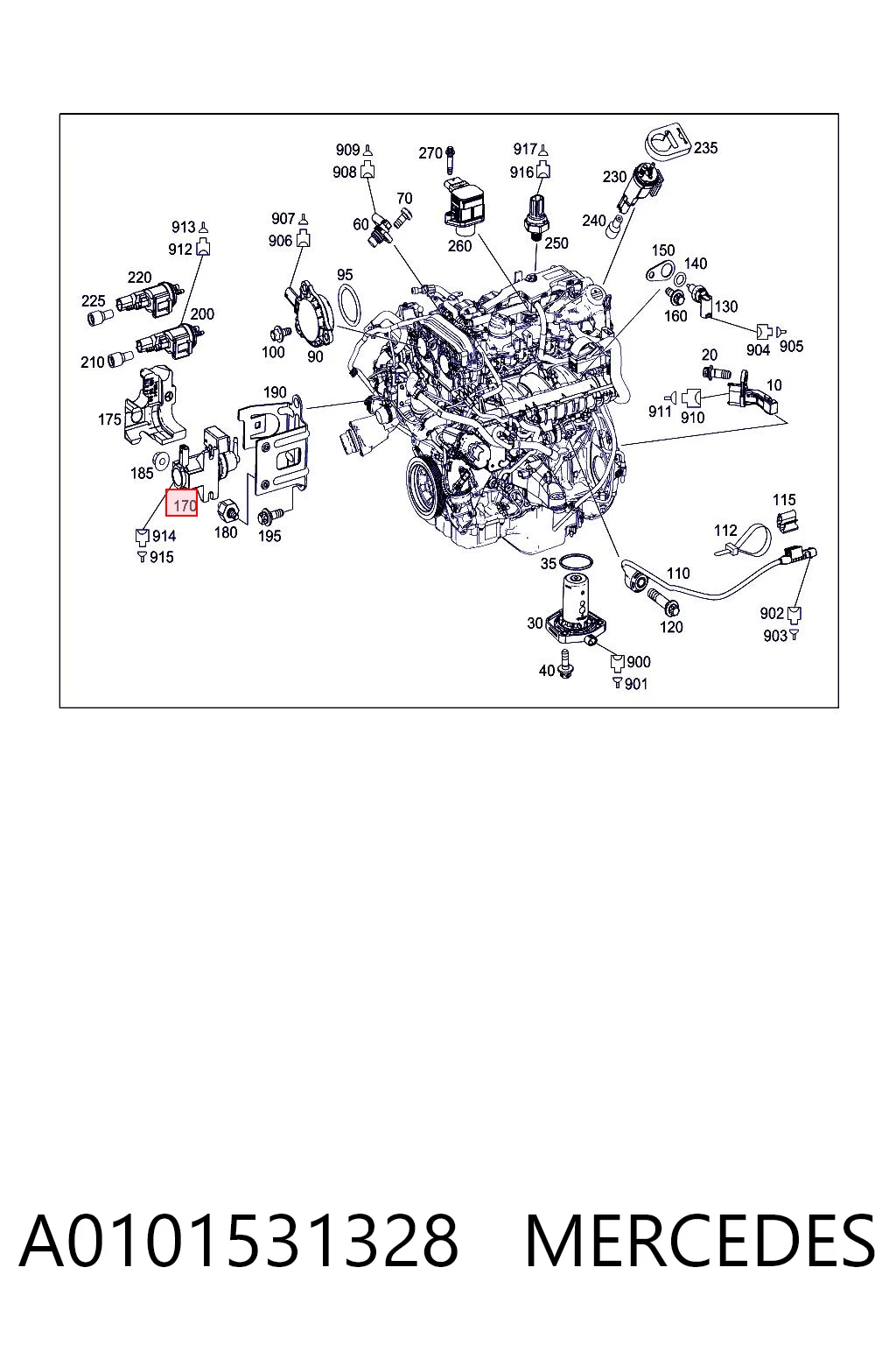 A0101531328 Mercedes Zawór elektromagnetyczny regulacji klapy EGR