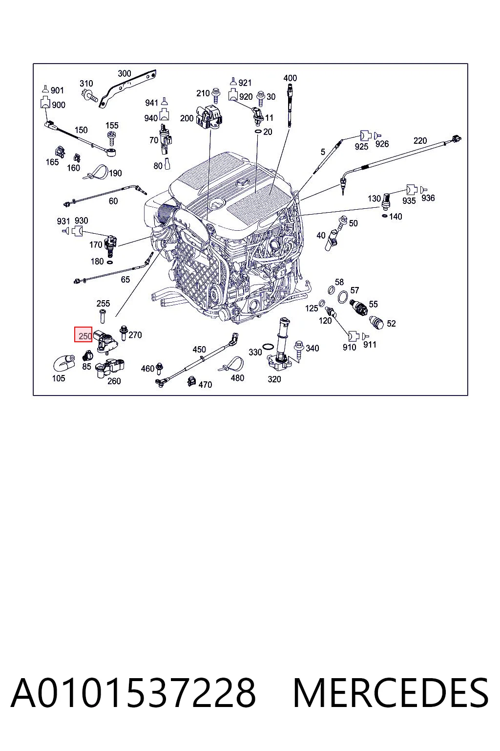 A0101537228 Mercedes Czujnik ciśnienia w kolektorze ssącym, MAP