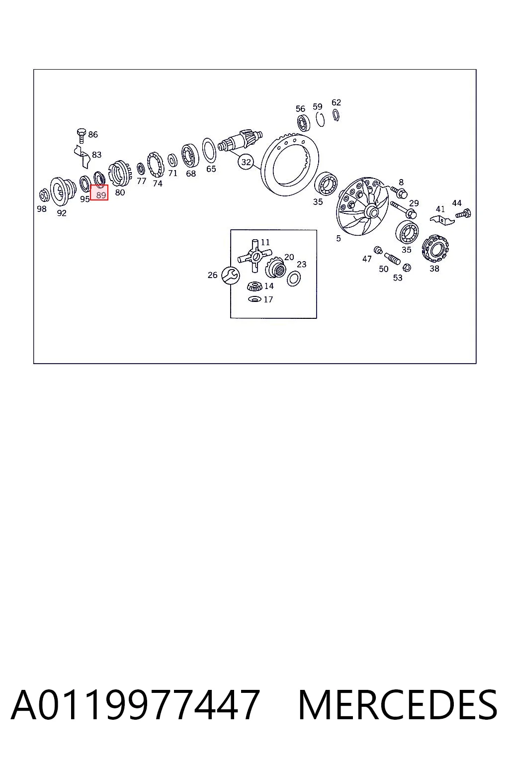 A0119977447 Mercedes