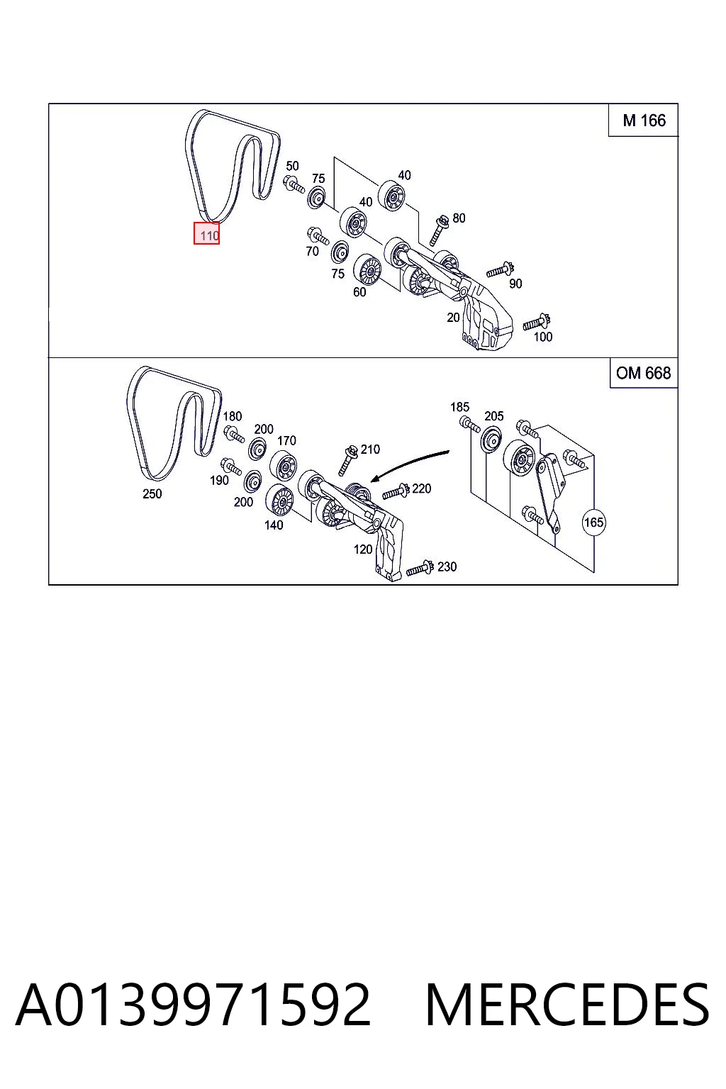 A0139971592 Mercedes