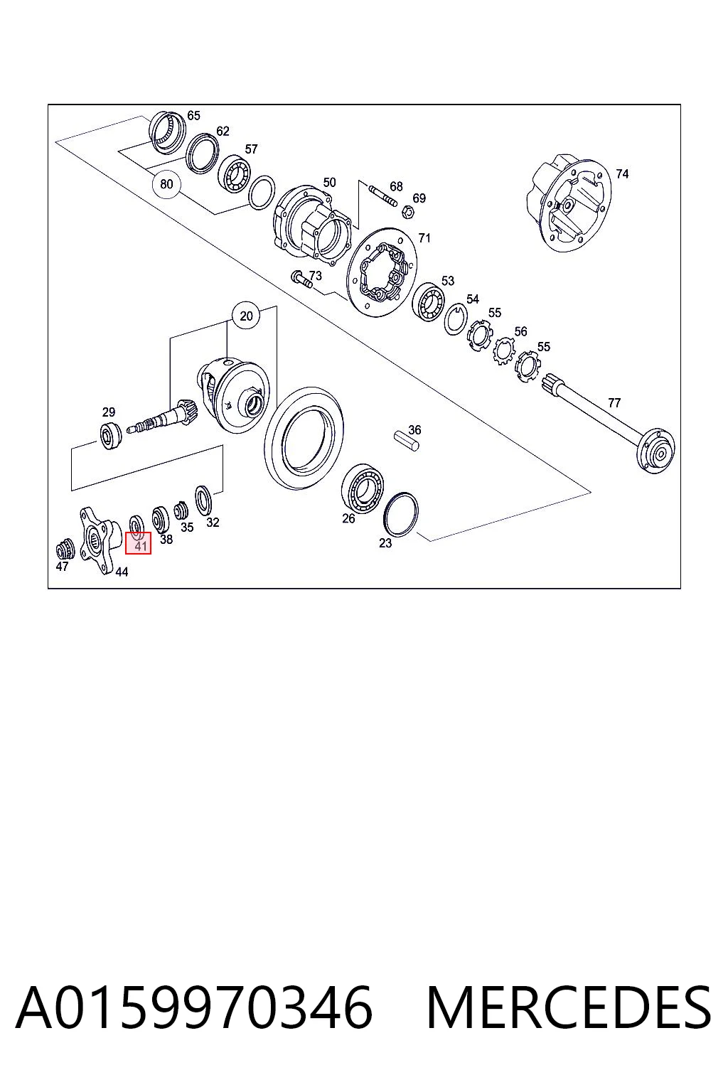 A0159970346 Mercedes