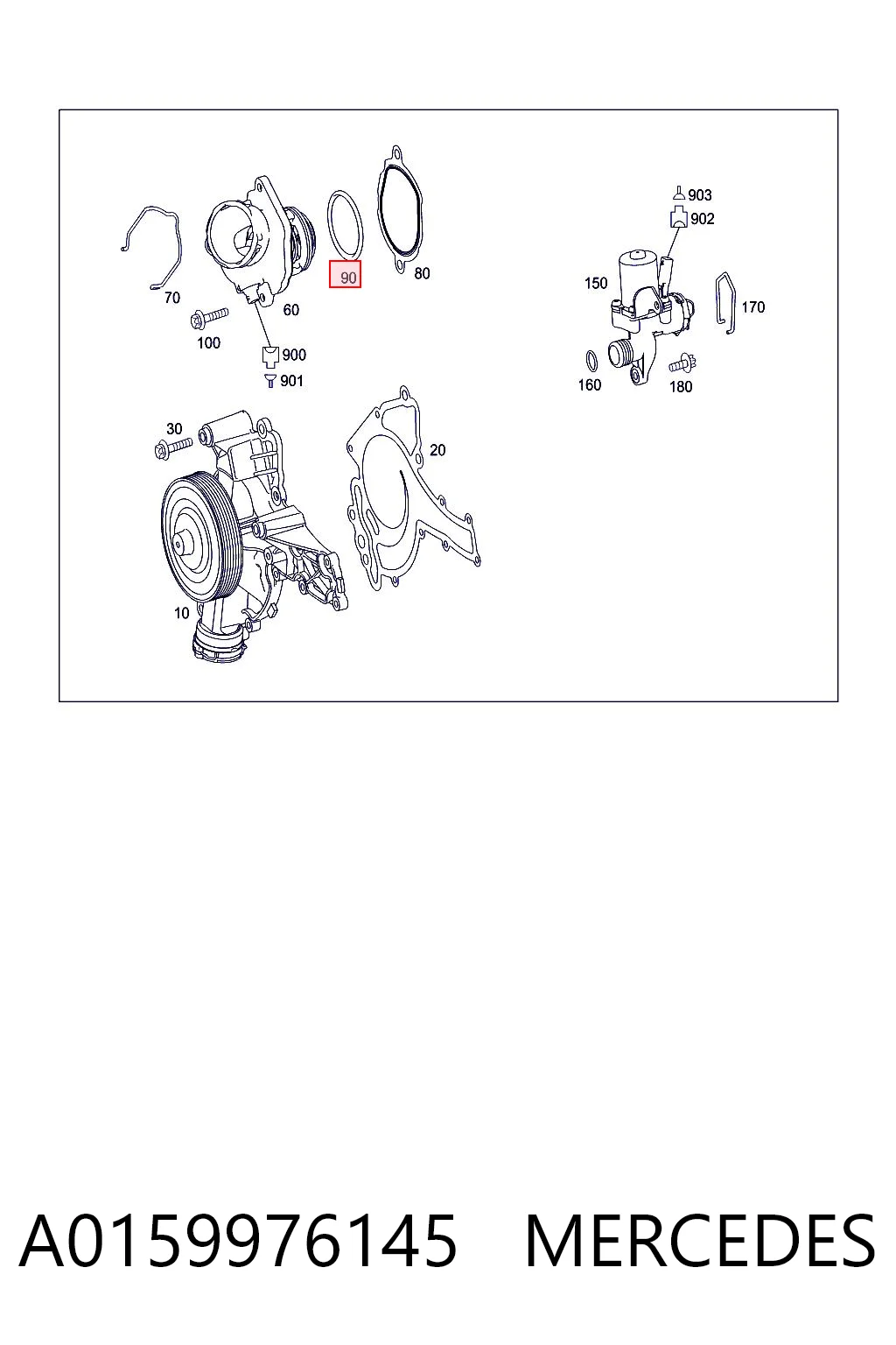 Uszczelka termostatu Mercedes Sprinter II 4,6-t awangarda (906) (2006 - 2020) cena, od 10,39 USD
