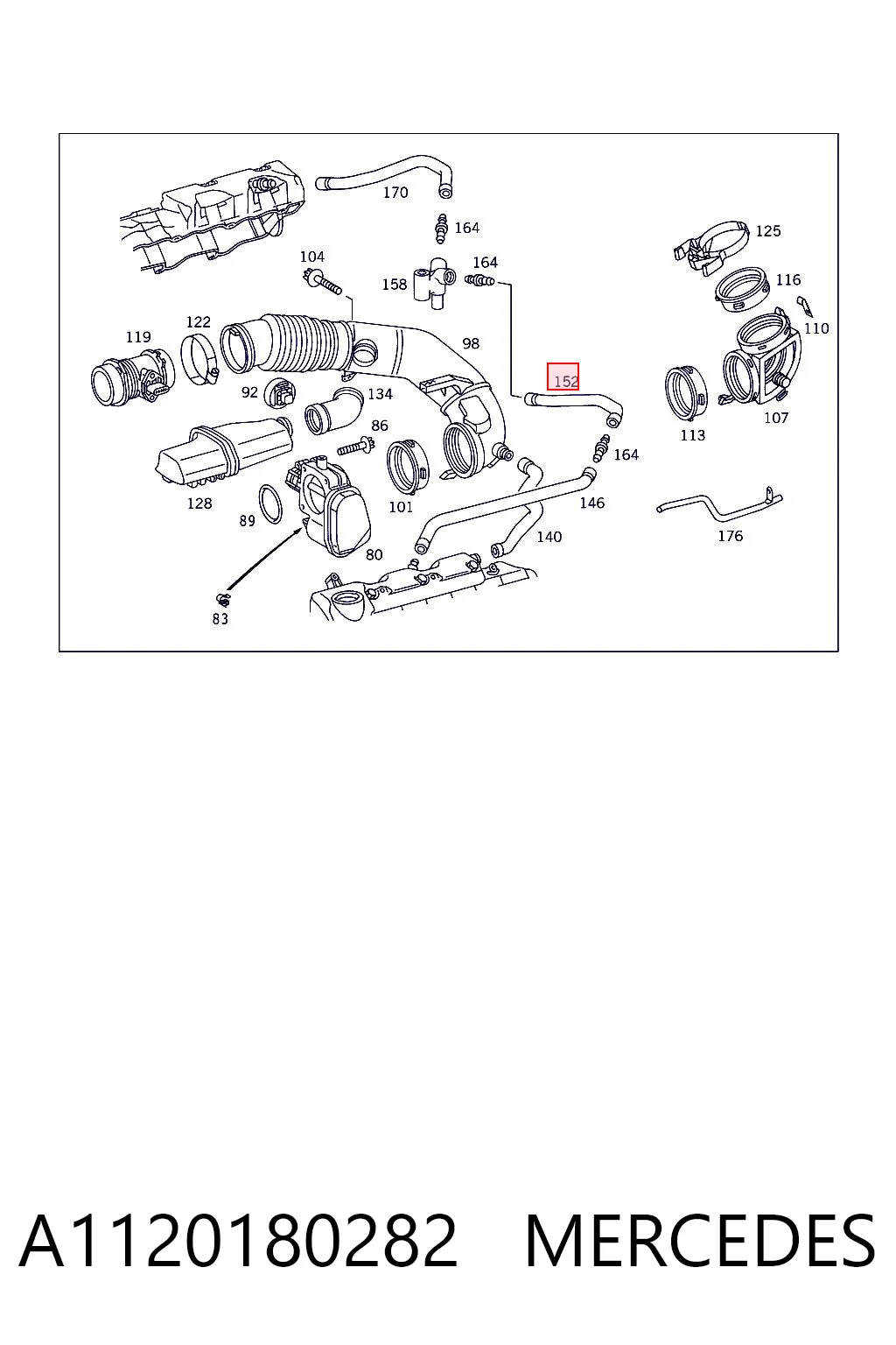 A1120180282 Mercedes