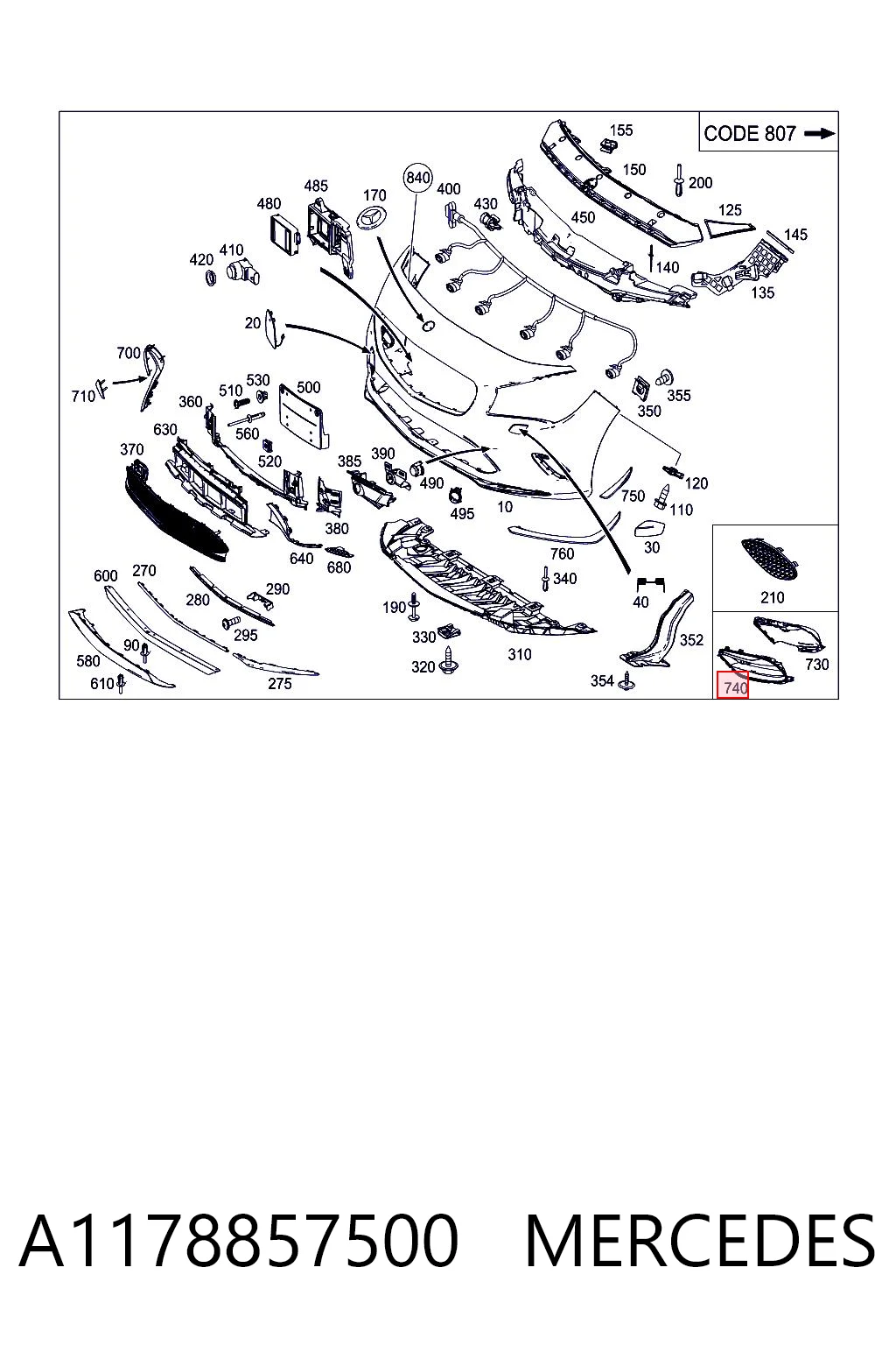 A1178857500 Mercedes 