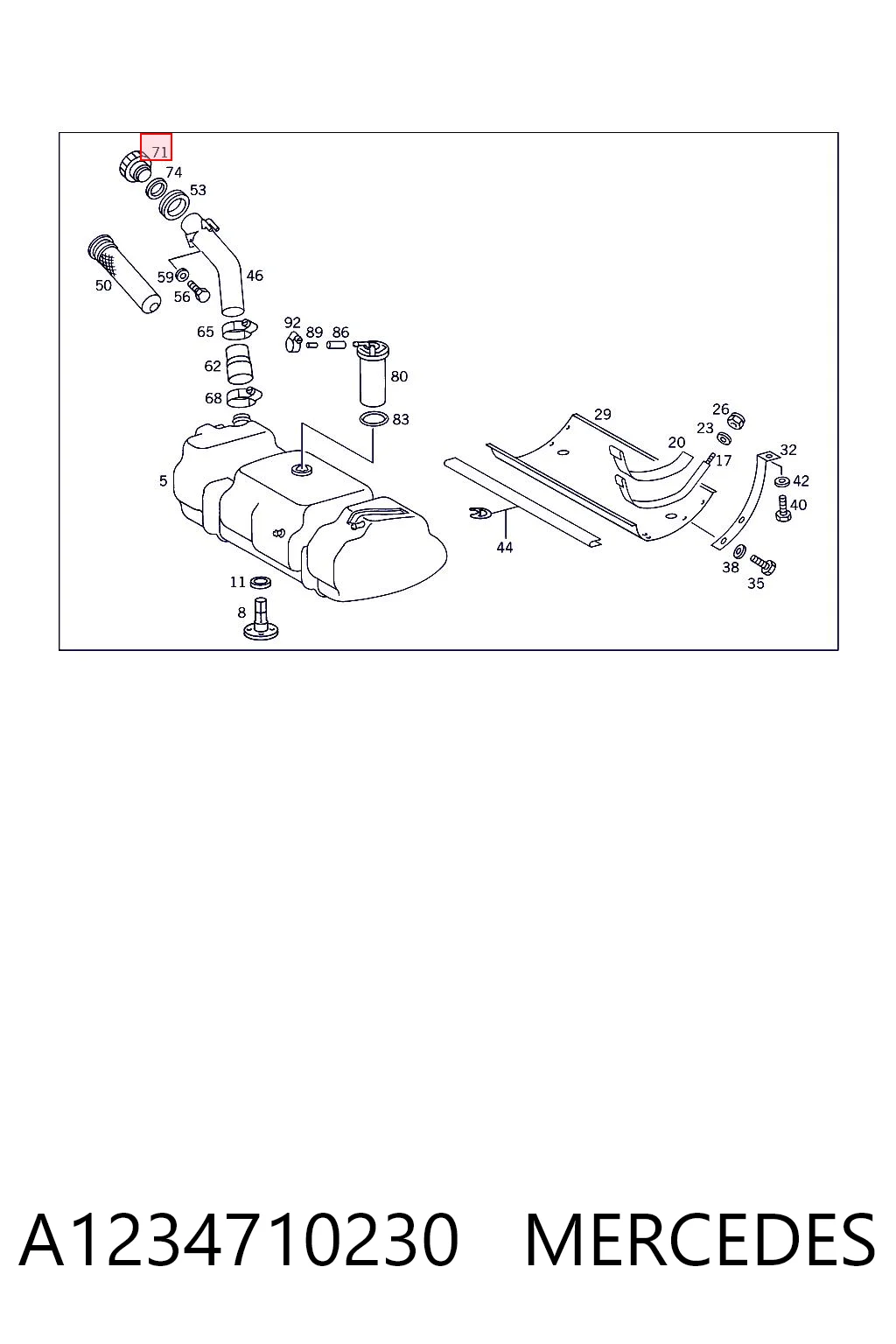 Korek wlewu paliwa do BMW 3  E36
