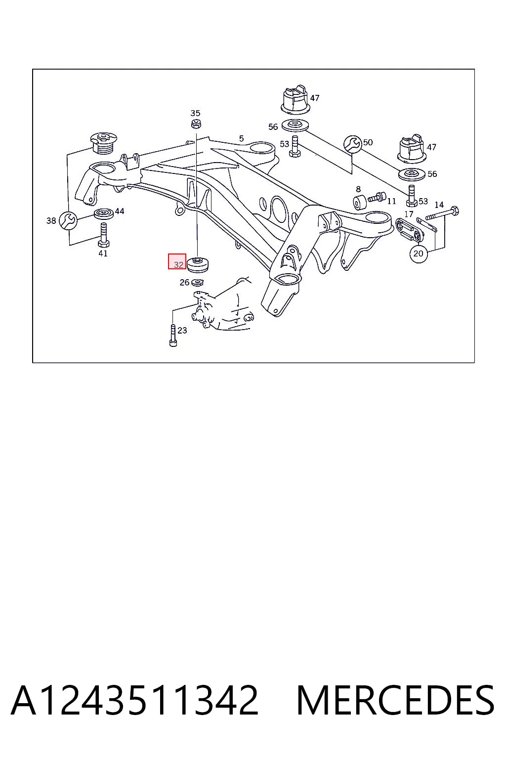 A1243511342 Mercedes