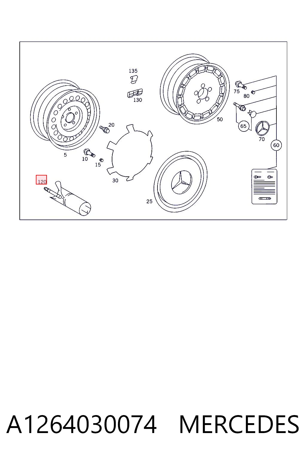 A1264030074 Mercedes