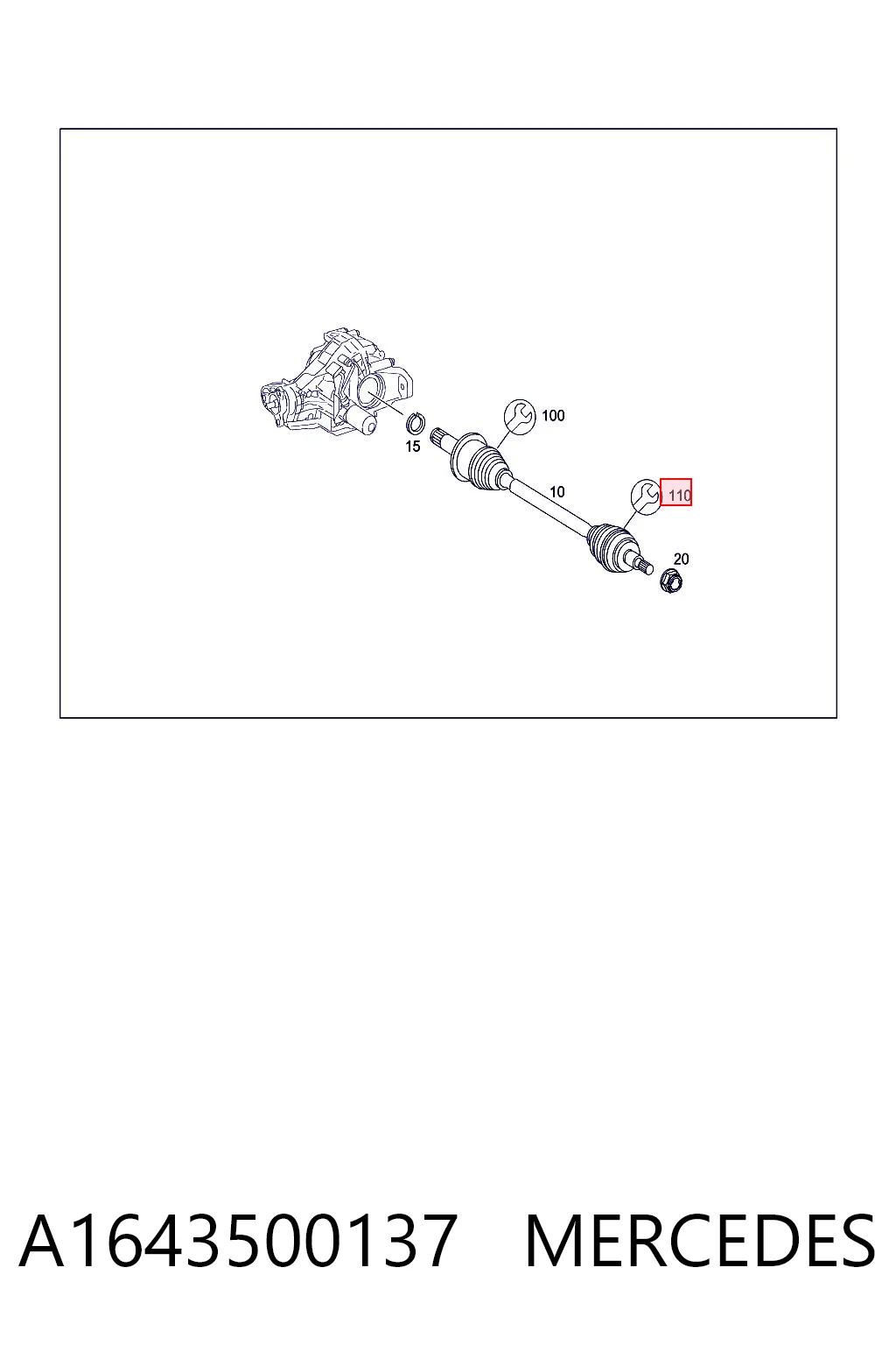 A1643500137 Mercedes