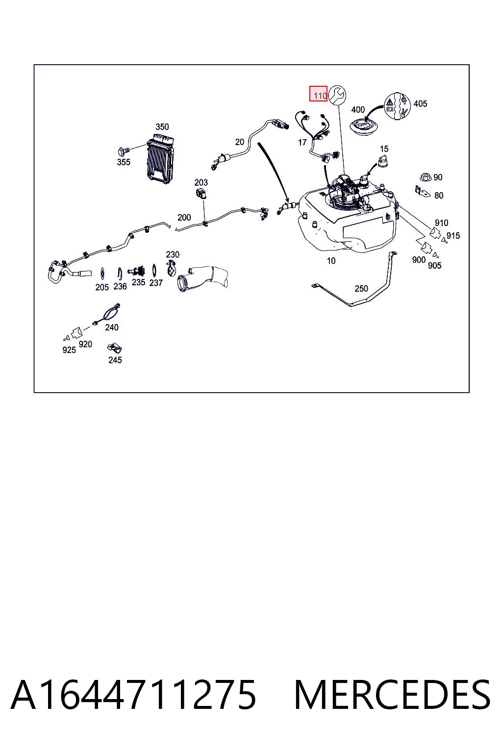 A1644711275 Mercedes