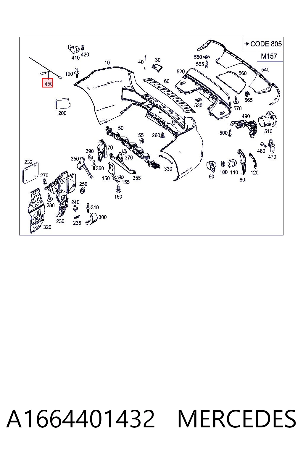 A1664401432 Mercedes