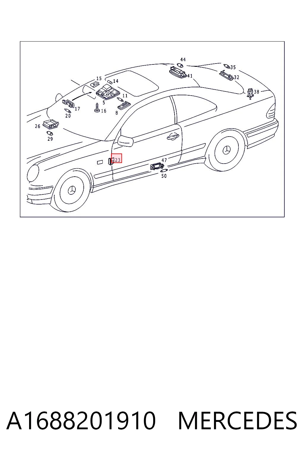 A1688201910 Mercedes