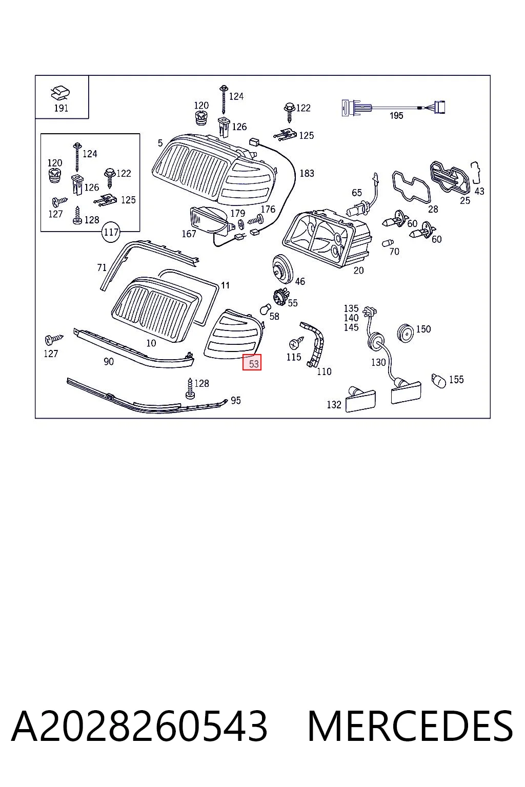 A2028260543 Mercedes