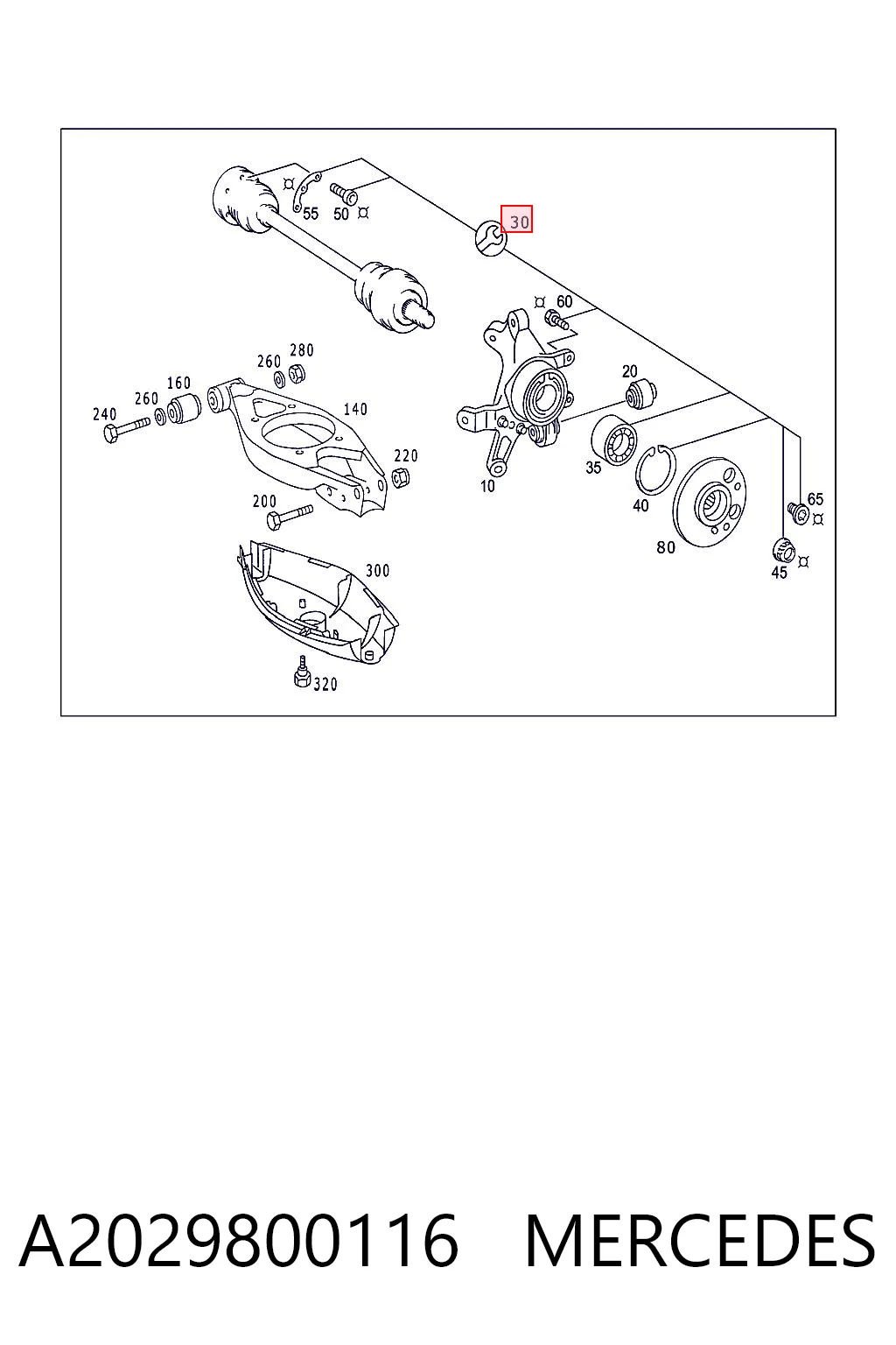 A2029800116 Mercedes