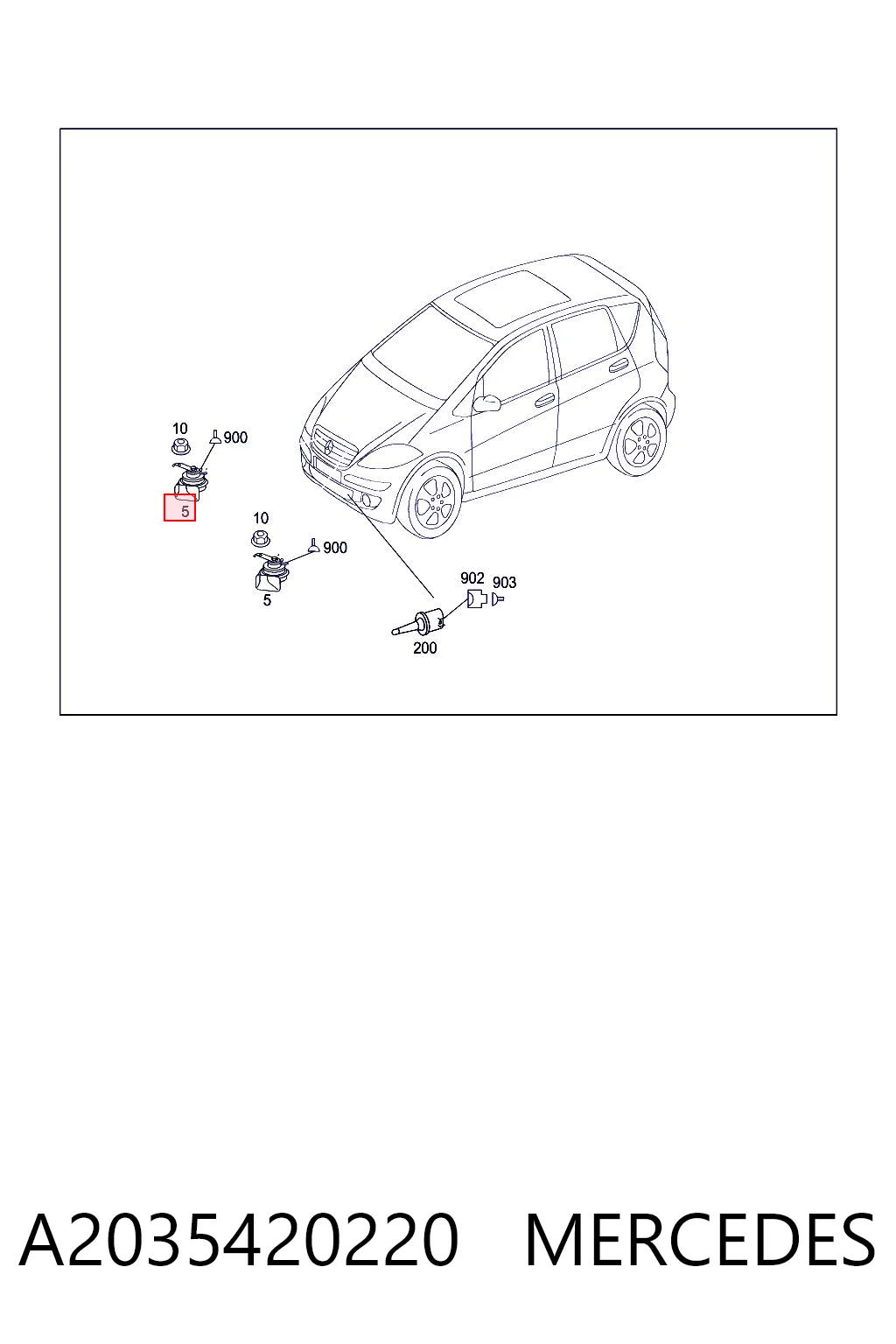 Do koszyka Sygnał dźwiękowy (klakson) Volkswagen Golf VIII CD1, DA1