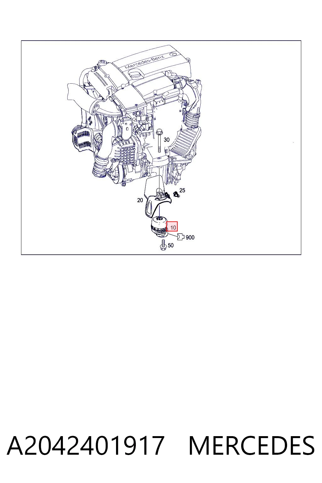A2042401917 Mercedes