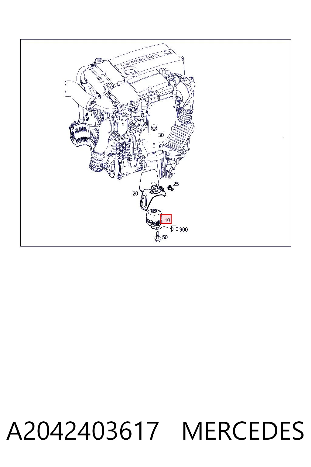 A2042403617 Mercedes
