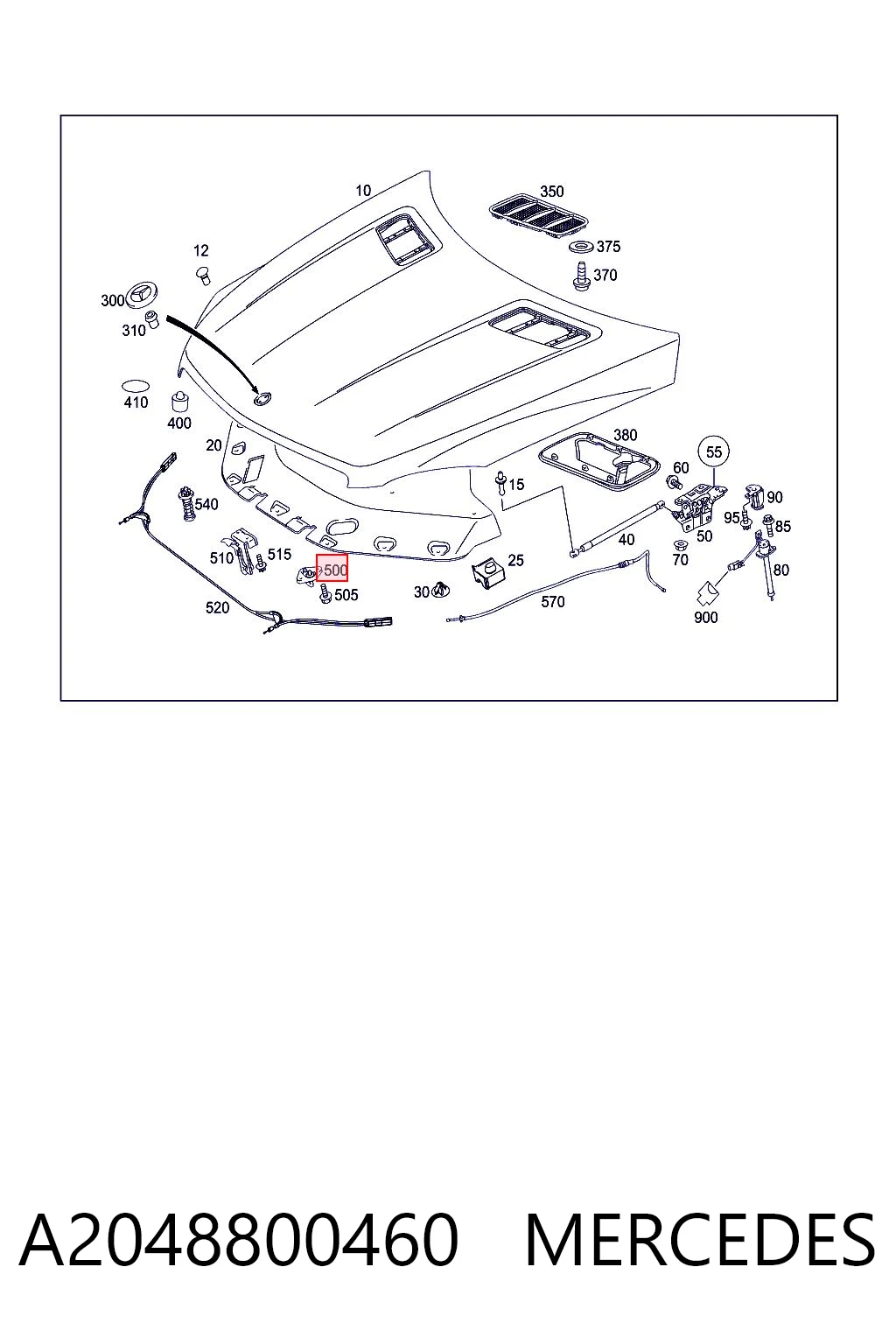 A2048800460 Mercedes