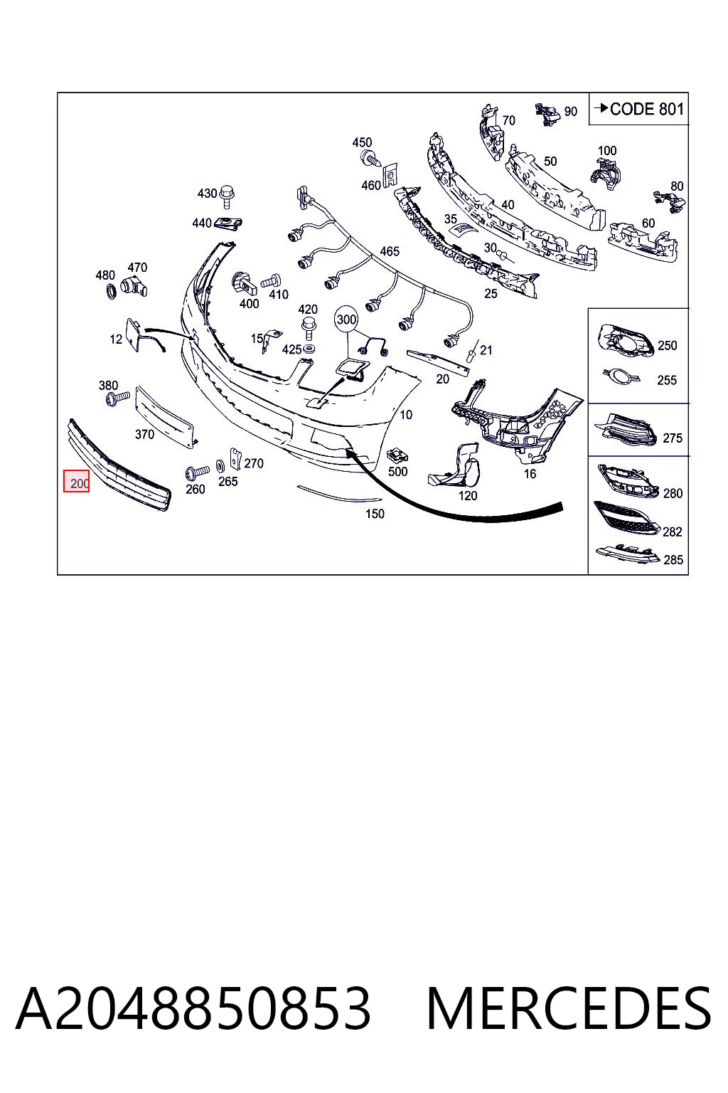 A2048850853 Mercedes