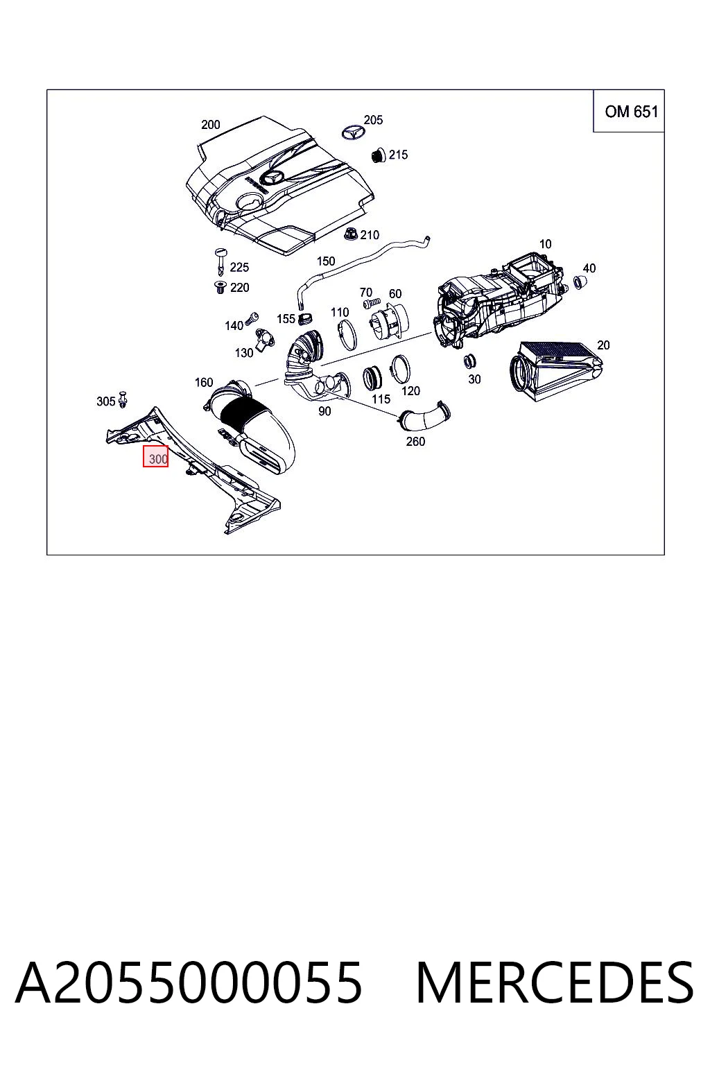 A2055000055 Mercedes