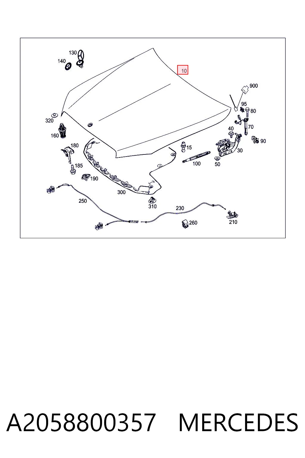 A2058800357 Mercedes