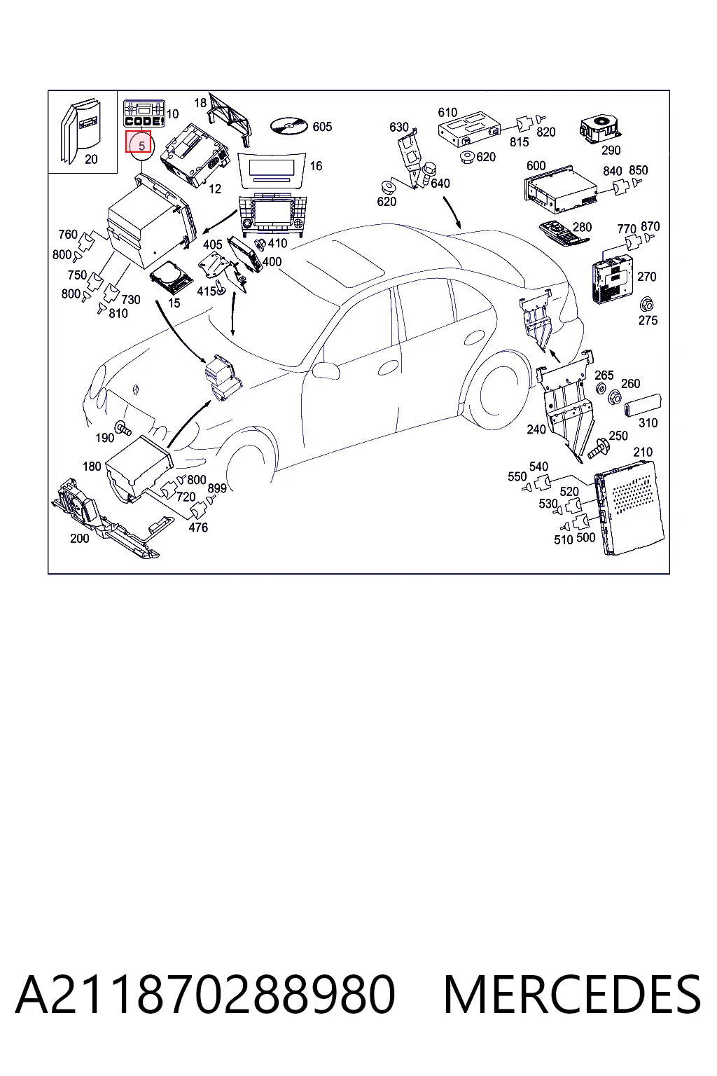 A211870288980 Mercedes
