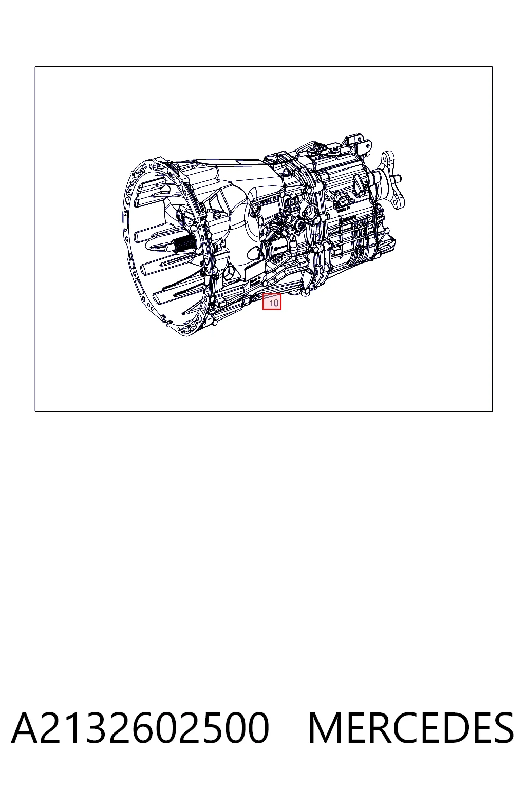 Mechaniczna skrzynia biegów w komplecie do Mercedes C  W205