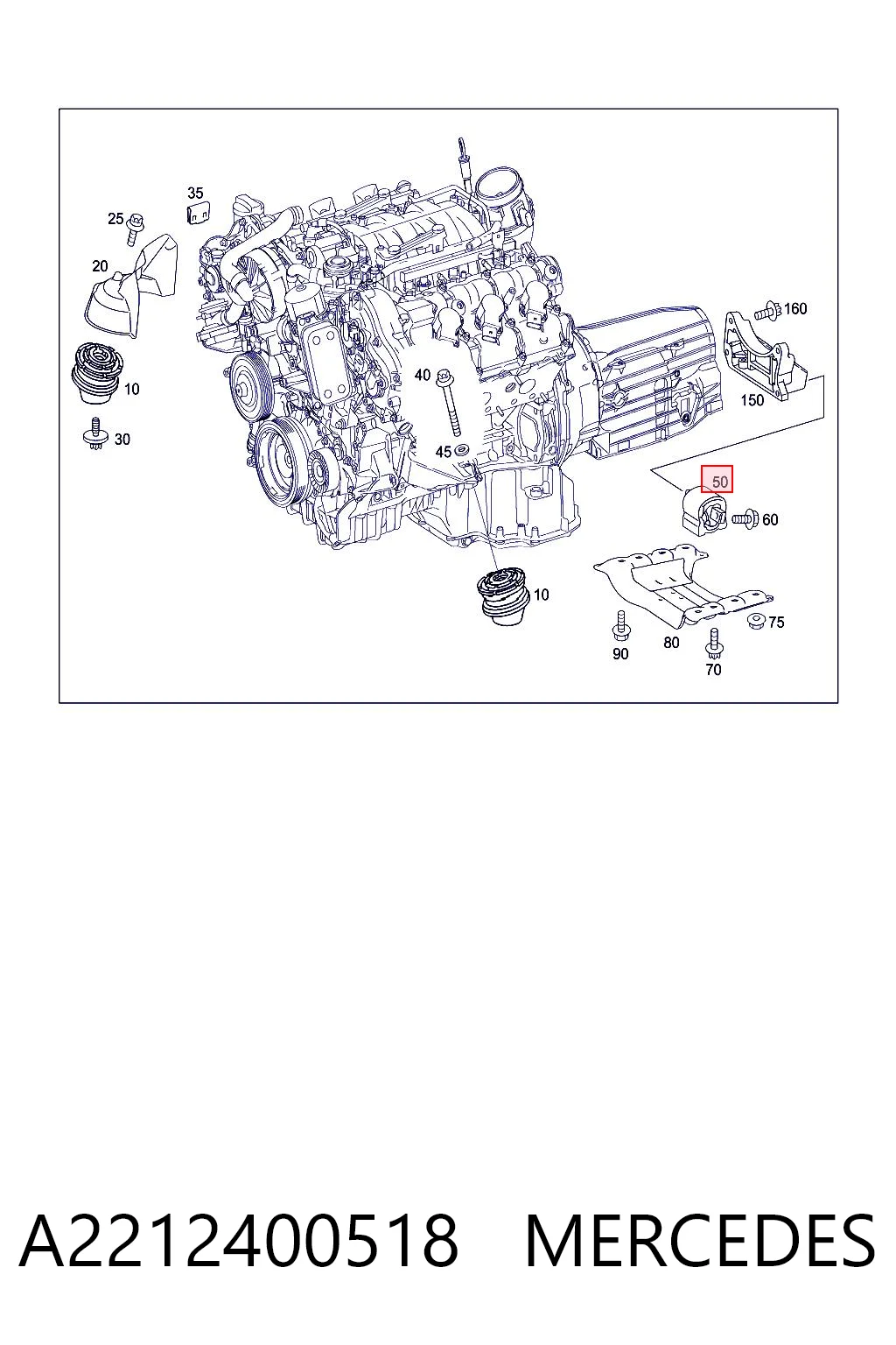 A2212400518 Mercedes