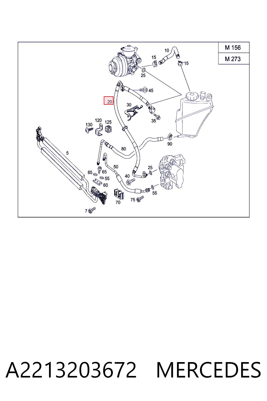 A2213203672 Mercedes