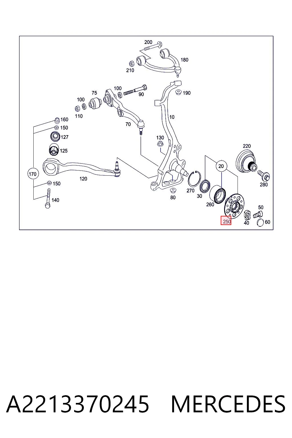 A2213370245 Mercedes