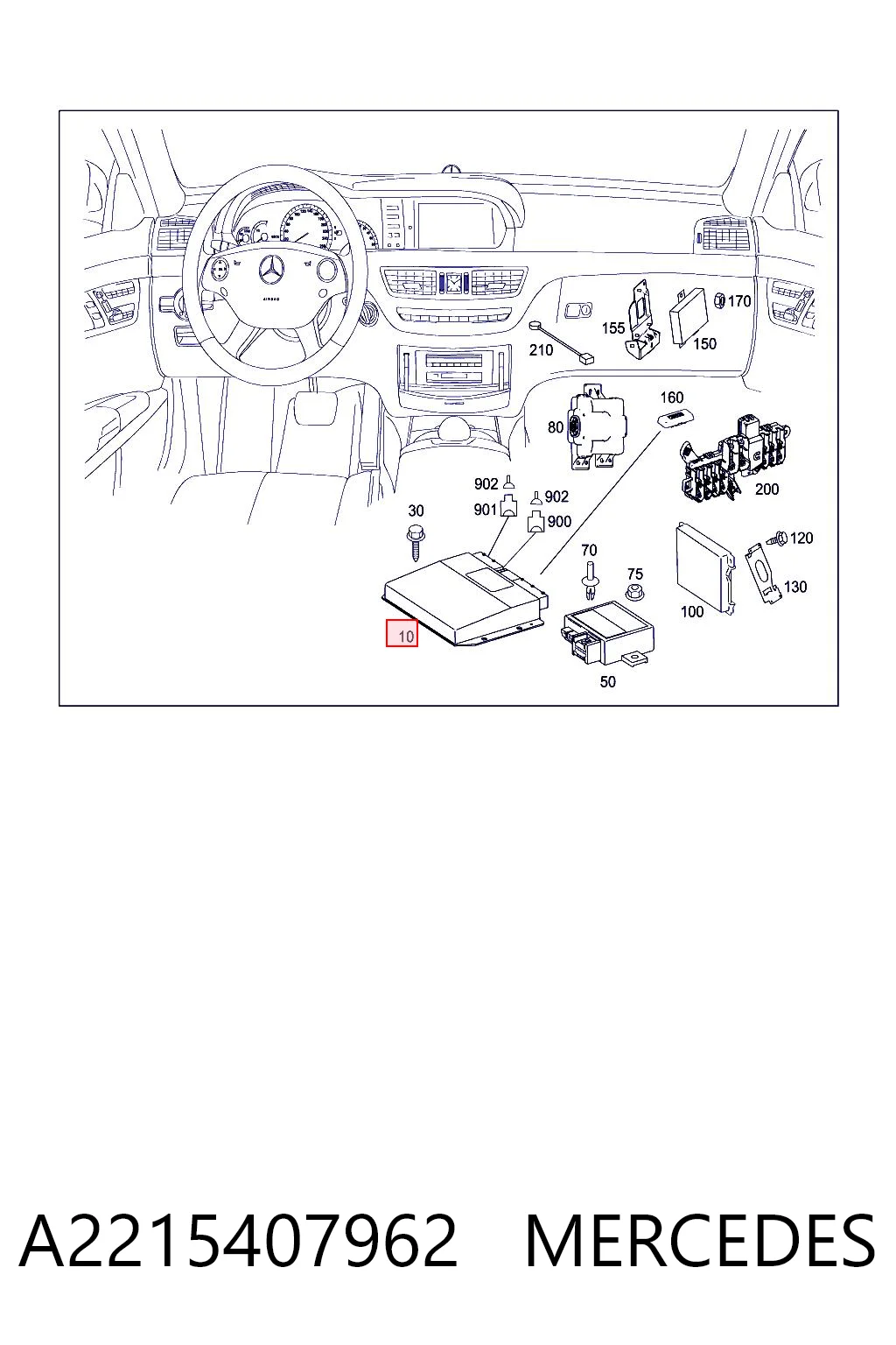 A2215407962 Mercedes