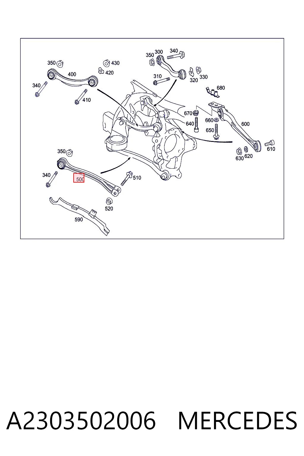 A2303502006 Mercedes