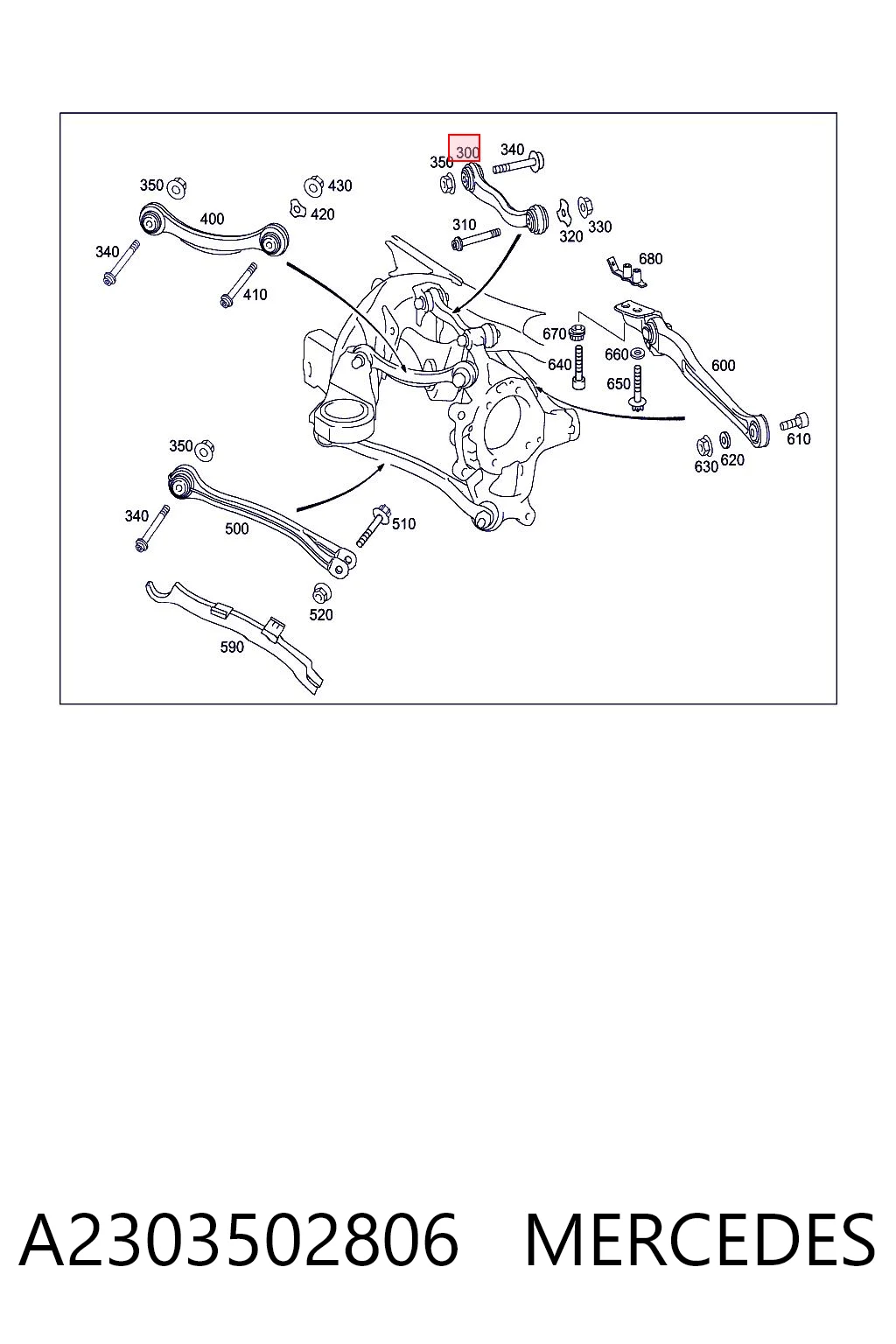 A2303502806 Mercedes