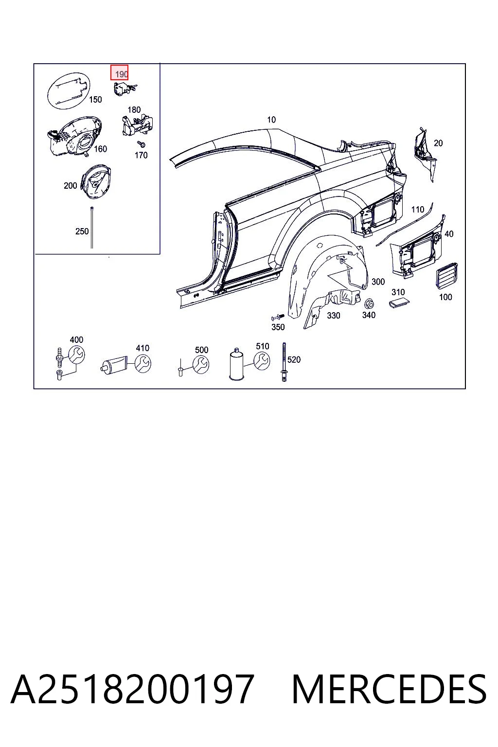 A2518200197 Mercedes