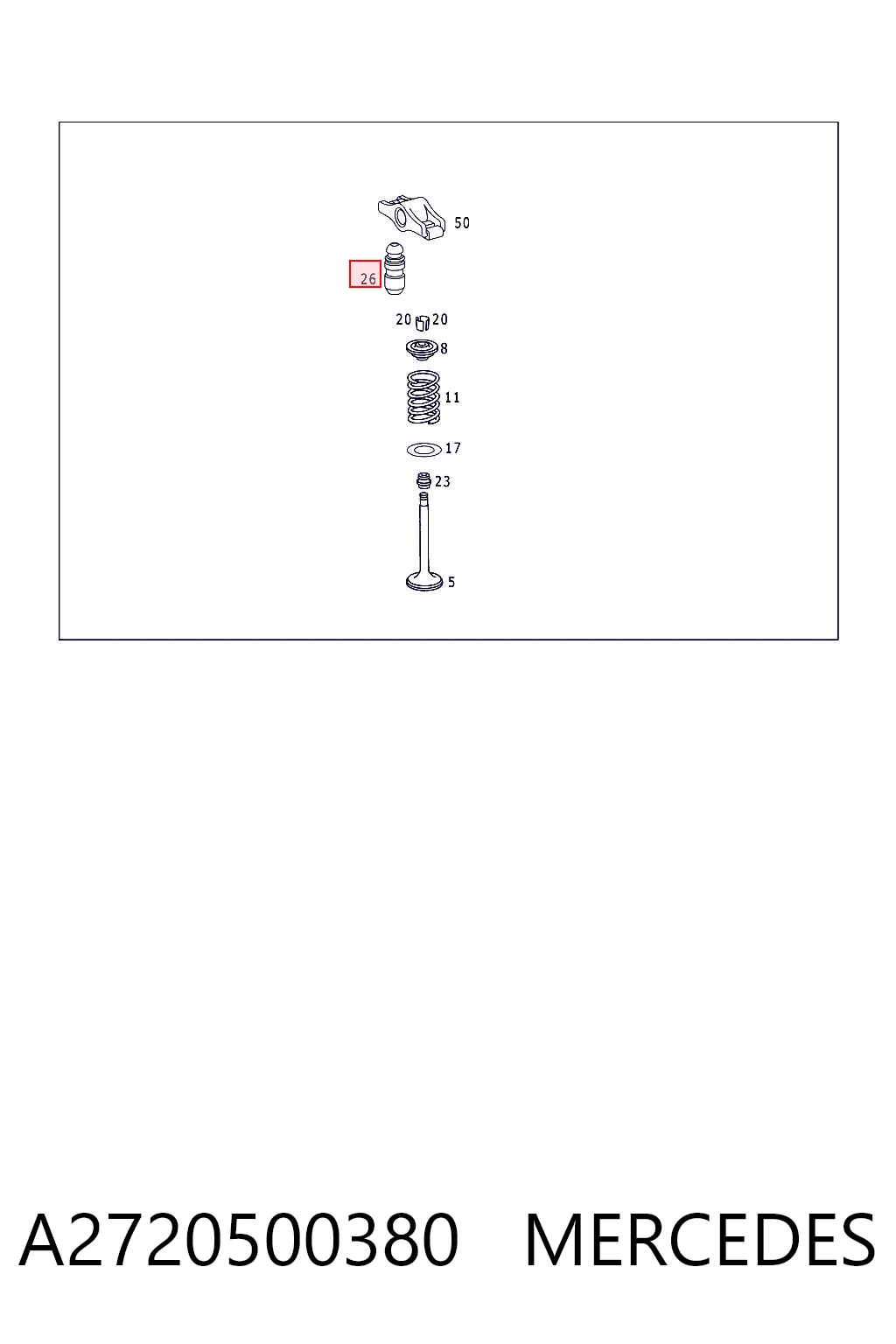 A2720500380 Mercedes