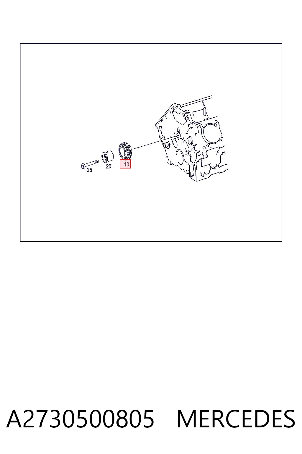 A2730500805 Mercedes