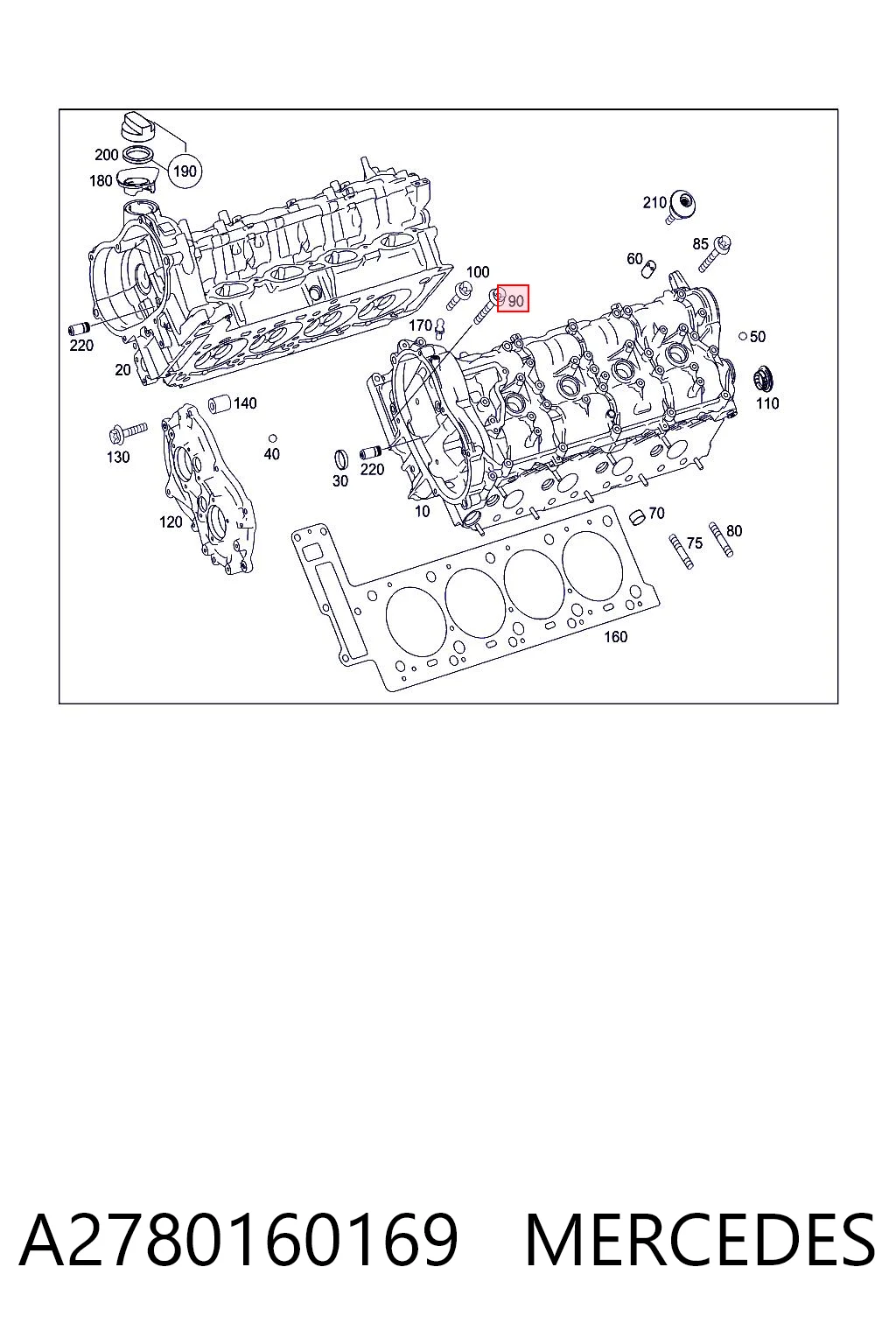 A2780160169 Mercedes