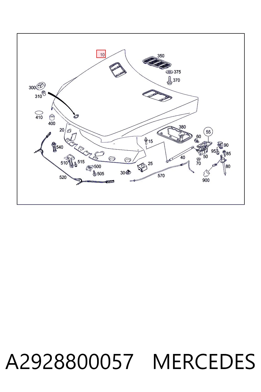 A2928800057 Mercedes