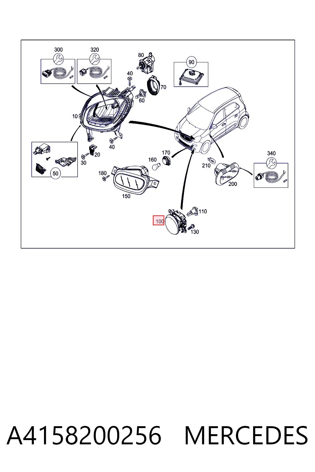 Lampa przeciwmgielna lewa/prawa Renault SANDERO II hatchback (B8) (2012 - 2026) cena, od 36,28 USD