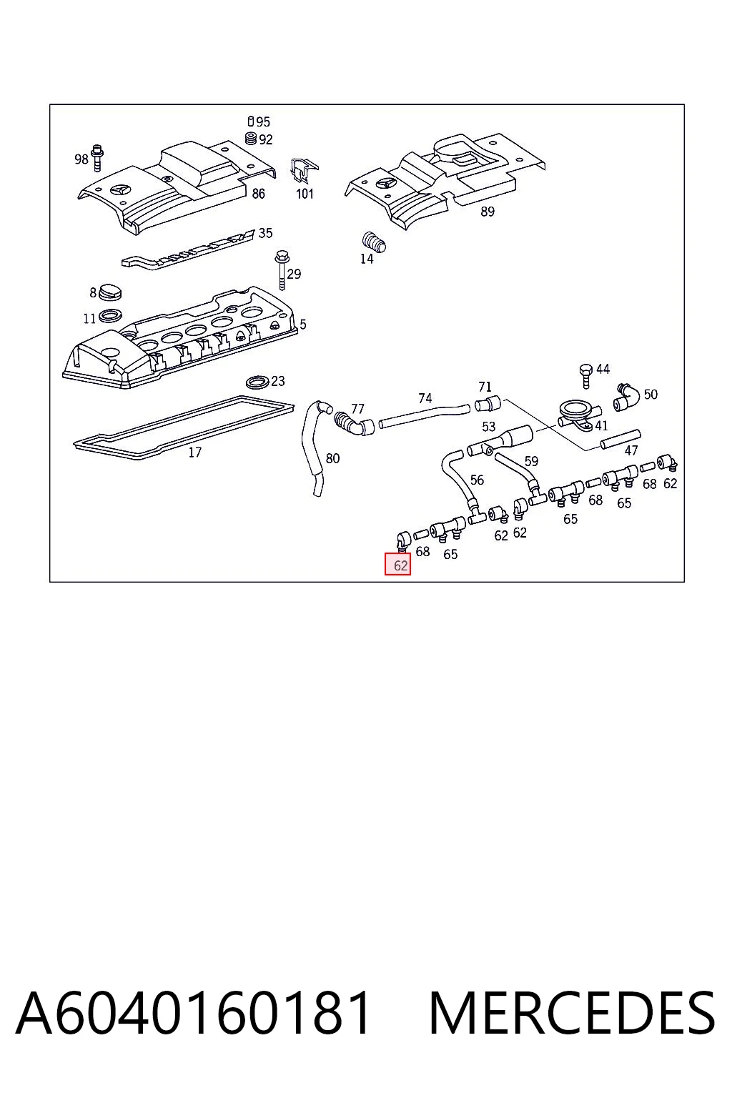 A6040160181 Mercedes