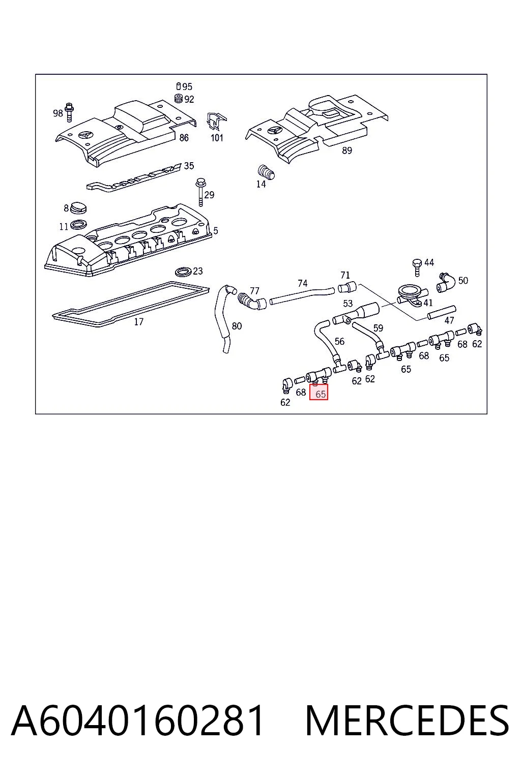 A6040160281 Mercedes